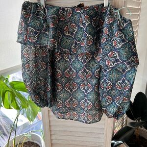 Anthropologie Multicolor Patterned Blouse